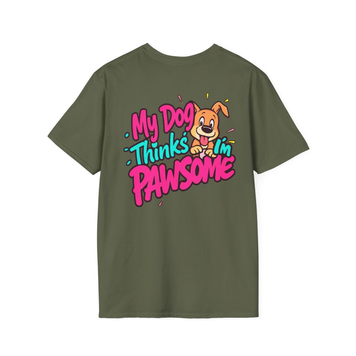 My Dog Thinks I'm Pawsome T-Shirt | Funny Dog Lover Tee | Cute Pet Humor Shirt | Dog Mom or Dog Dad Gift - Image 22