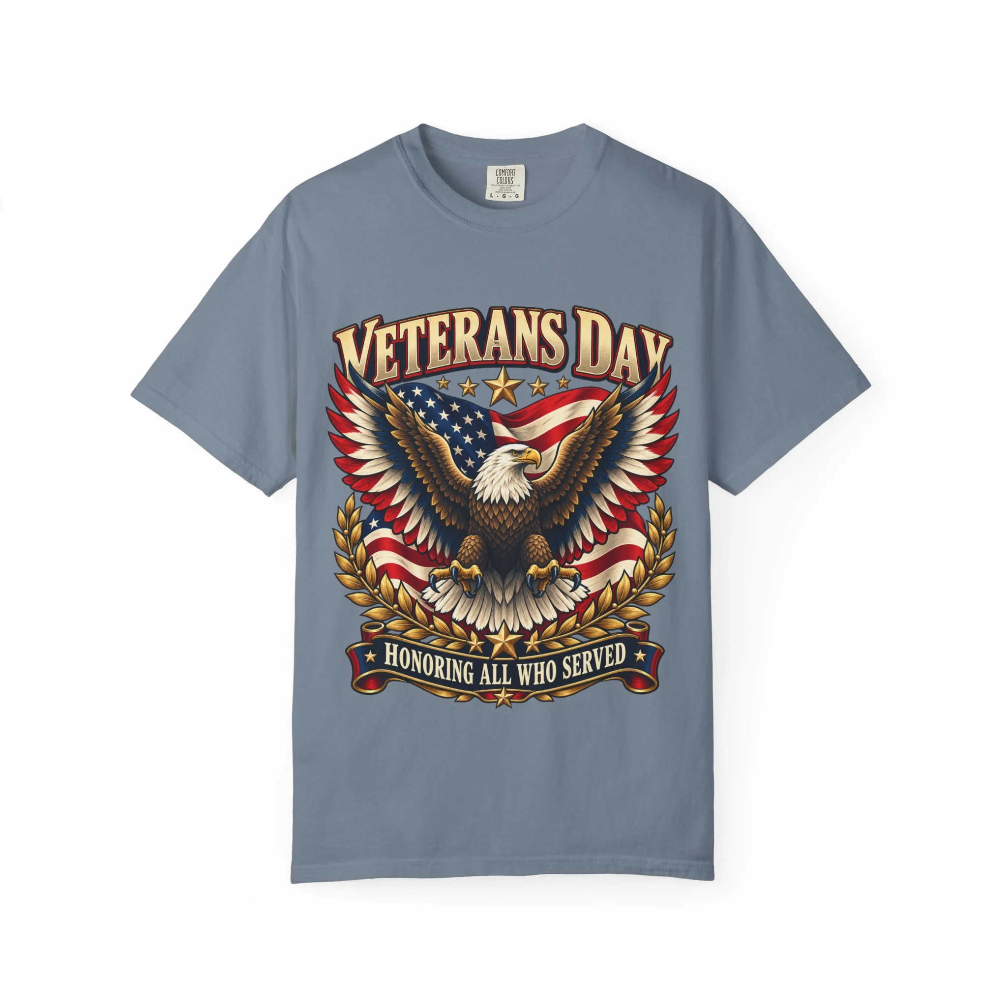 Veterans Unisex Garment-Dyed T-shirt - Image Front - Image 9