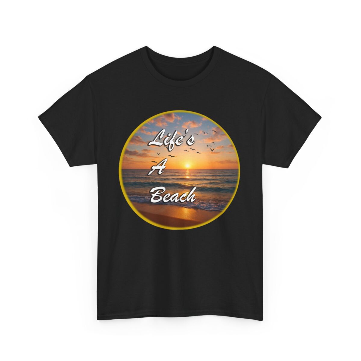 Sunset Vibe Tee, Life's a Beach Unisex T-Shirt, Summer Wear, Beach Lover Gift, Casual Wear, Vacation Top - Image 7