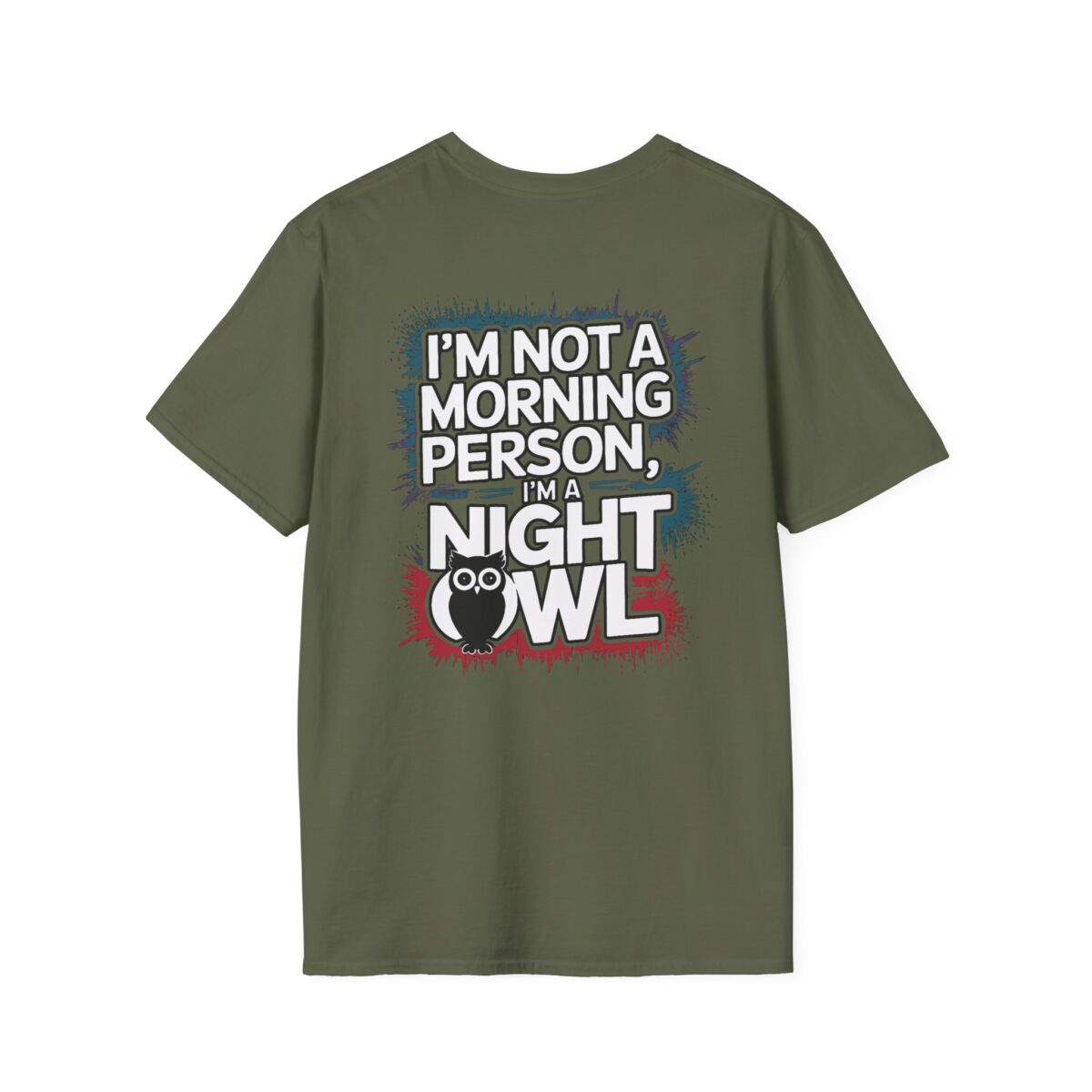 "I'm Not a Morning Person I'm a Night Owl" T-Shirt | Funny Sleep Humor Tee | Owl Lover Gift | Sarcastic Quote Shirt - Image 26