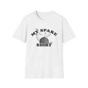 Funny Bowling T-Shirt, My Spare Shirt, Gift for Bowlers, Unisex Humor Tee, Bowling League Apparel, Casual Game Shirt