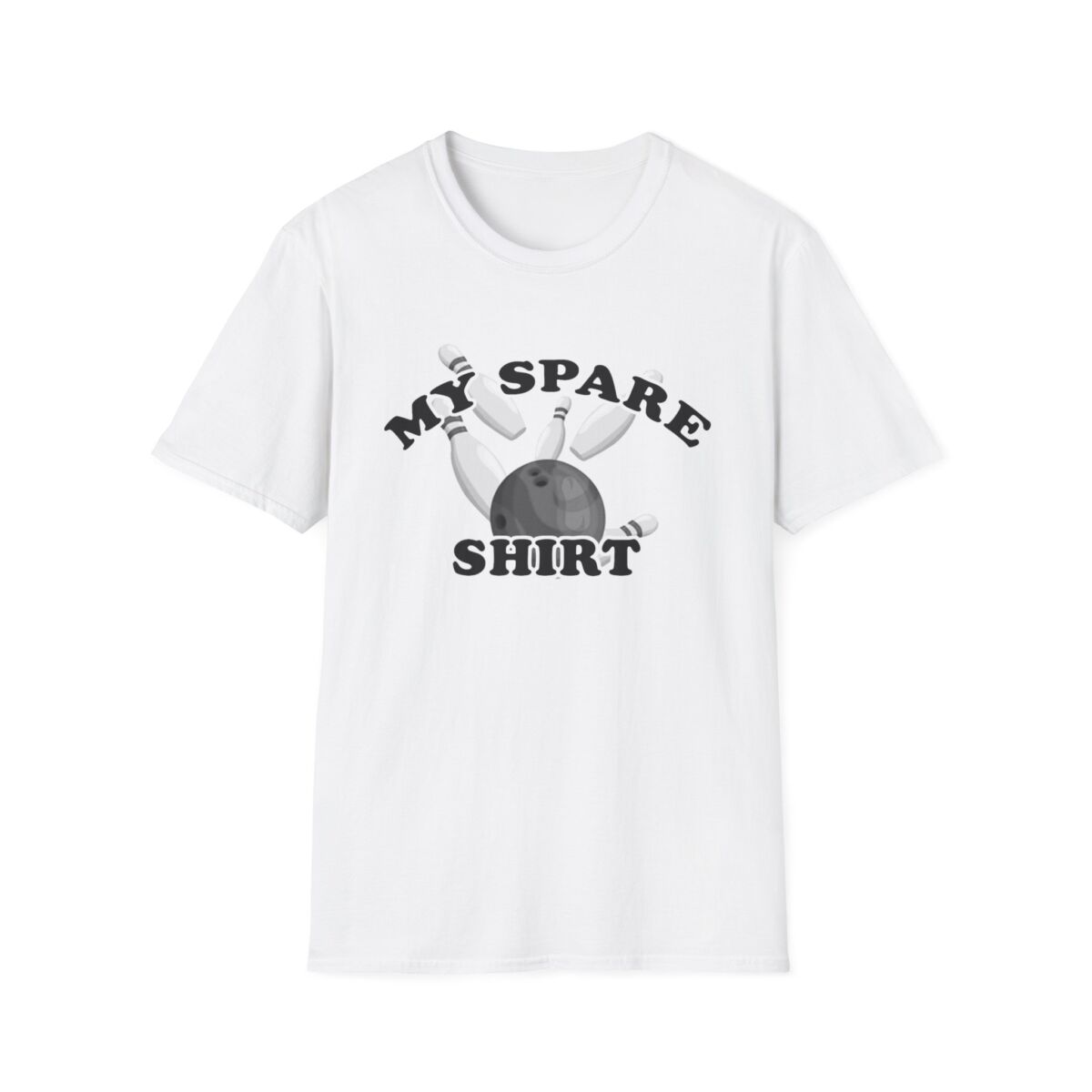Funny Bowling T-Shirt, My Spare Shirt, Gift for Bowlers, Unisex Humor Tee, Bowling League Apparel, Casual Game Shirt