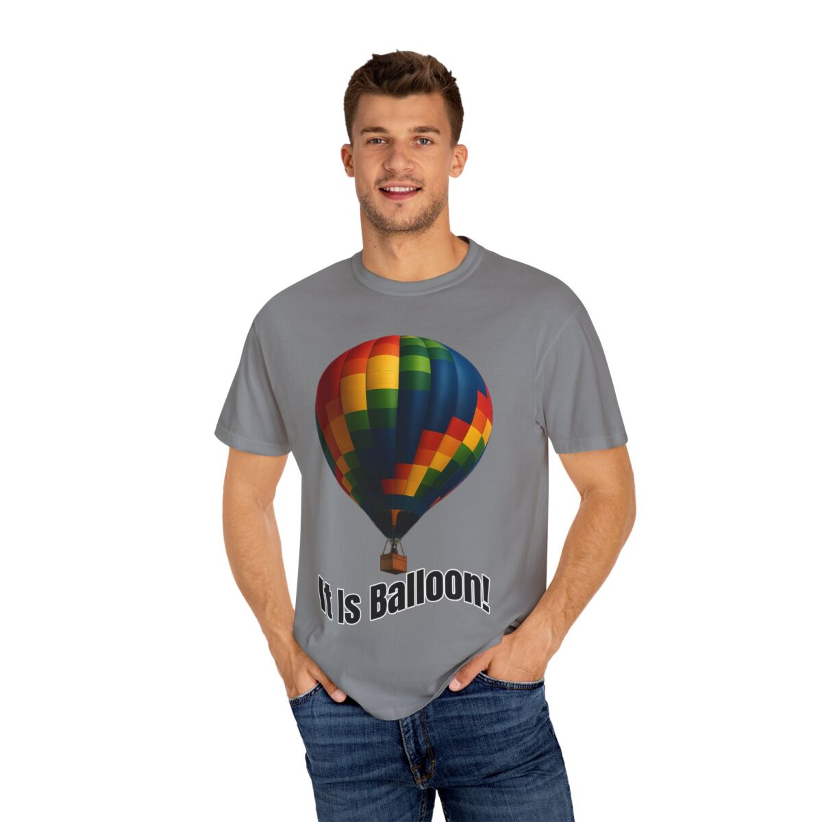 It Is Balloon!, Fun Graphic Tee for Adventure Lovers, Travel Shirt, Unique Gift, Casual Wear, Summer Style - Image 24