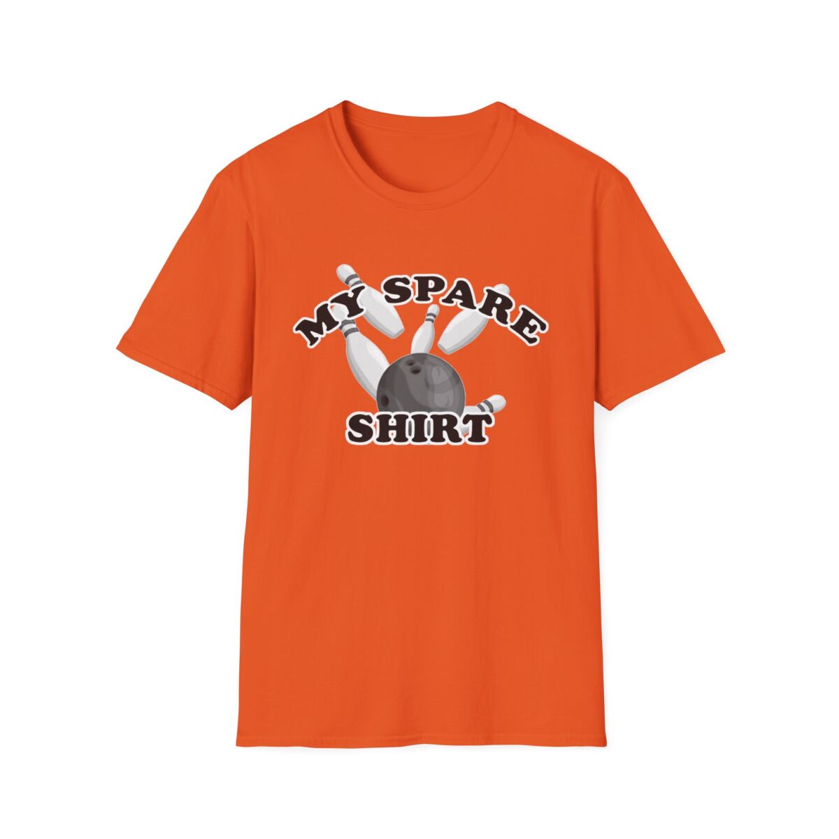 Funny Bowling T-Shirt, My Spare Shirt, Gift for Bowlers, Unisex Humor Tee, Bowling League Apparel, Casual Game Shirt - Image 4