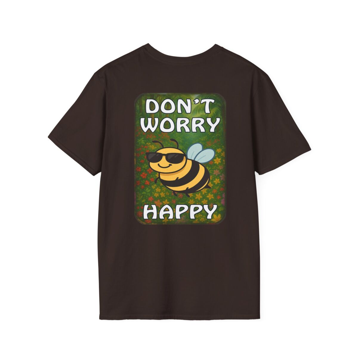 'Dont Worry Bee Happy' T-Shirt | Cute Bee Pun Tee | Positive Vibes Graphic Shirt | Bee Kind Nature Lover Gift - Image 18