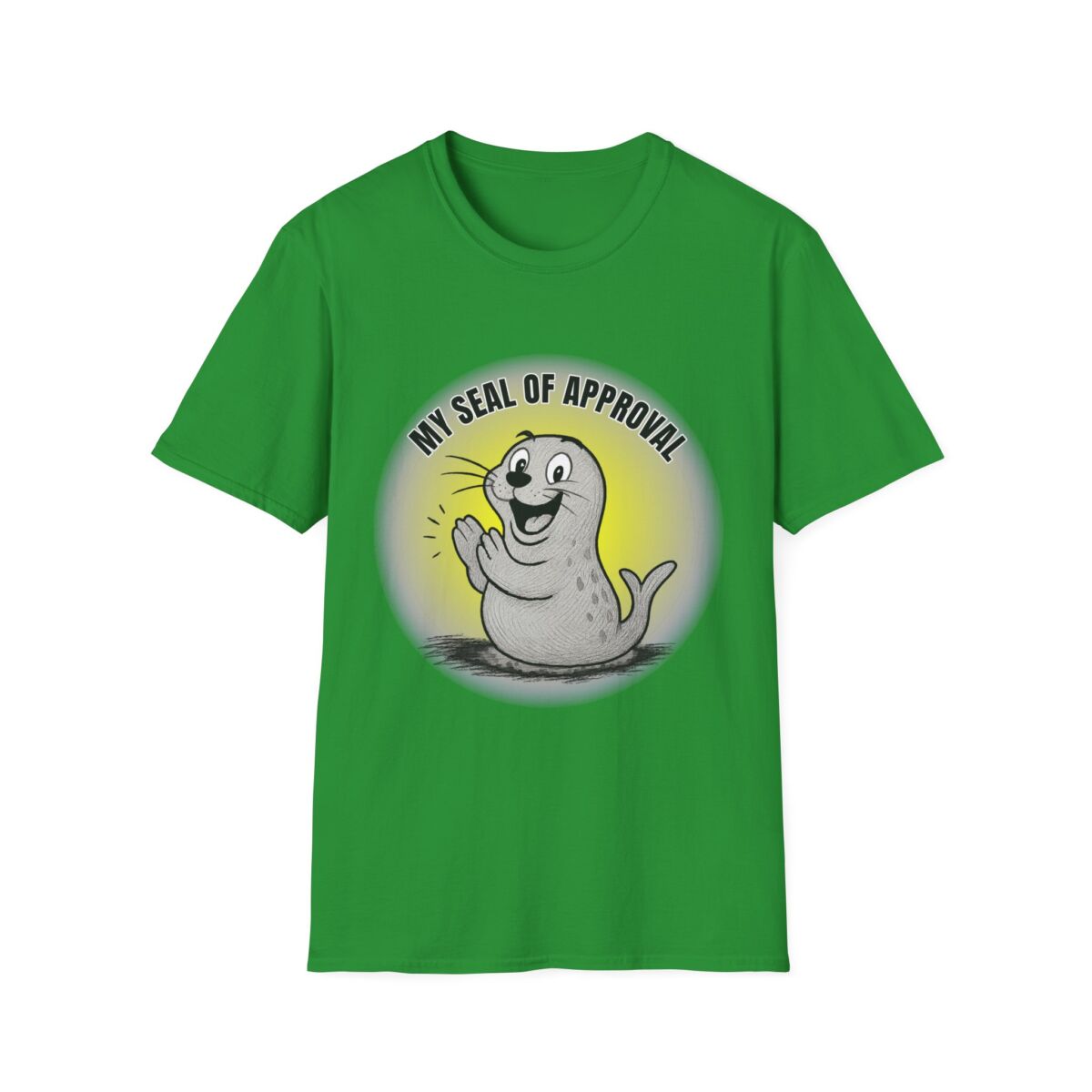 Funny Seal of Approval T-Shirt, Unisex Softstyle Tee, Gift for Animal Lovers, Cute Seal Shirt, Casual Wear T-Shirt - Image 25