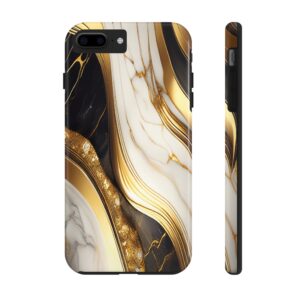 Faux Gold Marble Phone Case, iPhone, Galaxy, Google
