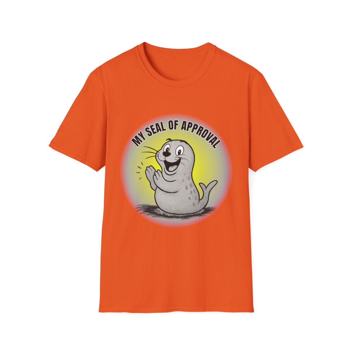 Funny Seal of Approval T-Shirt, Unisex Softstyle Tee, Gift for Animal Lovers, Cute Seal Shirt, Casual Wear T-Shirt - Image 13