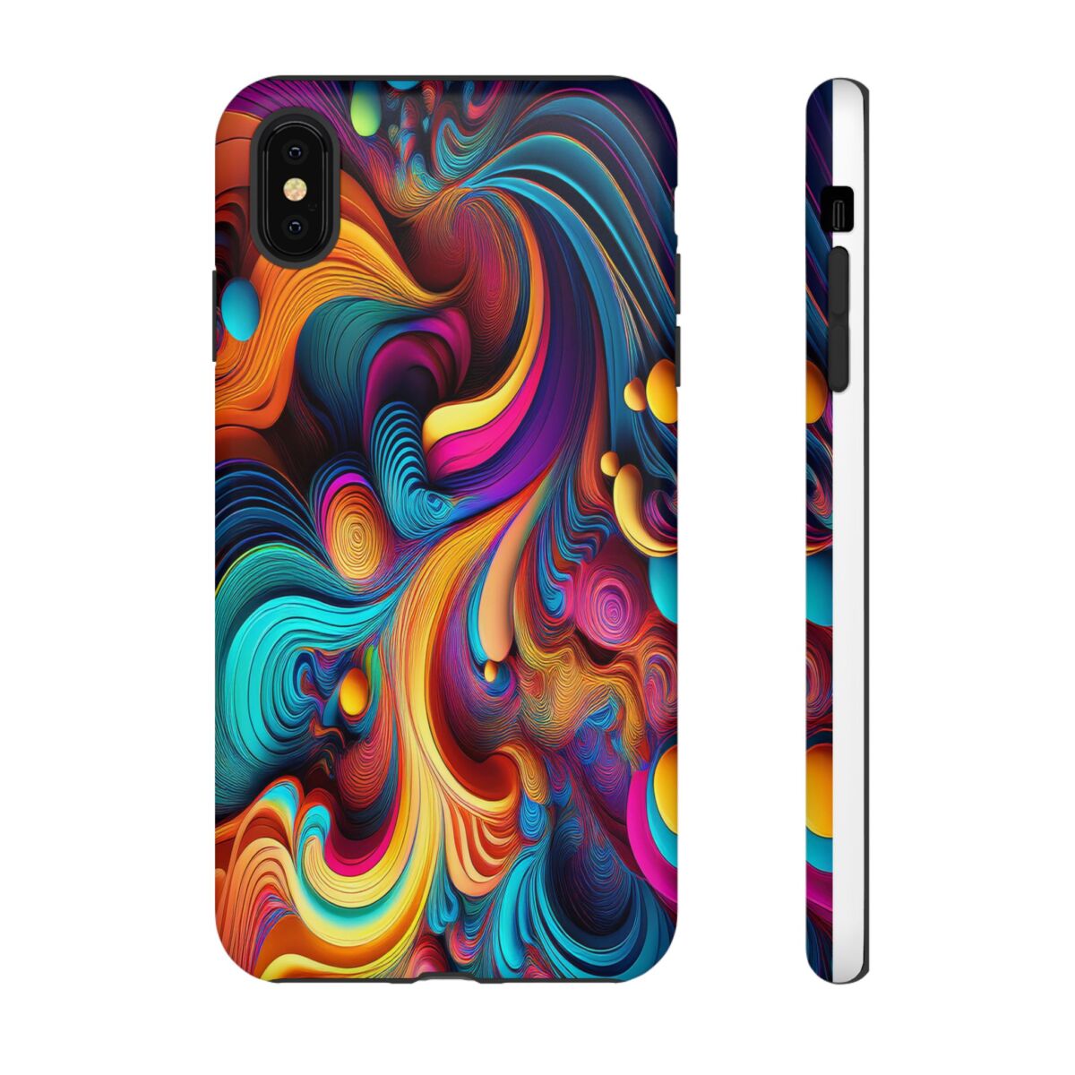 Psychedelic, Vibrant Artsy Phone Case, Colorful Protective over, iPhone, Galaxy, Google - Image 12