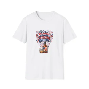 Enjoy A Fifth On The Fourth - Print On Front | T-Shirt
