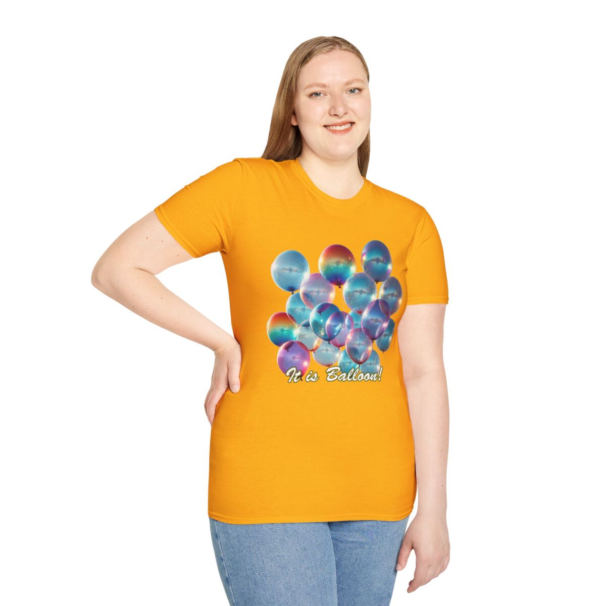 Colorful Balloon T-Shirt, Fun Party Tee. It is Balloon! - Image 2