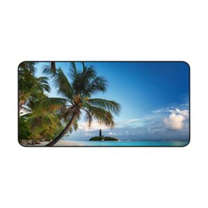 Beach Themed Gaming Mouse Pad 32 x 16in.