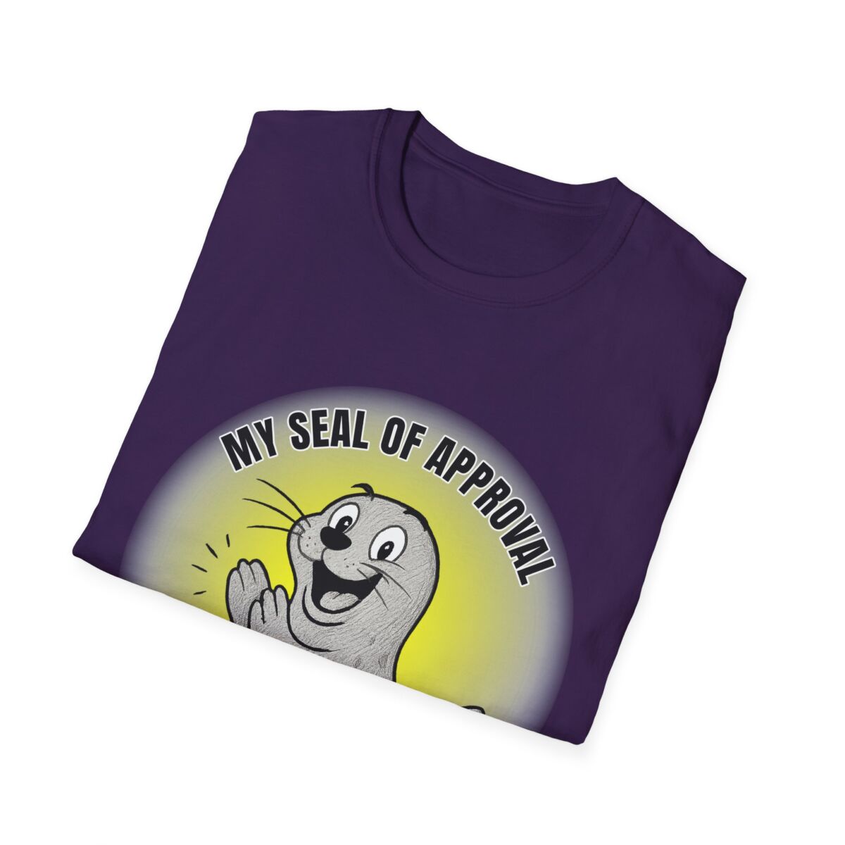 Funny Seal of Approval T-Shirt, Unisex Softstyle Tee, Gift for Animal Lovers, Cute Seal Shirt, Casual Wear T-Shirt - Image 40