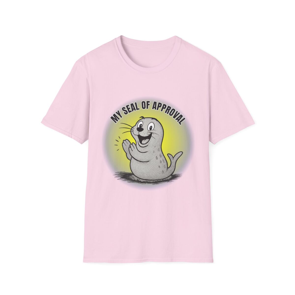Funny Seal of Approval T-Shirt, Unisex Softstyle Tee, Gift for Animal Lovers, Cute Seal Shirt, Casual Wear T-Shirt - Image 41