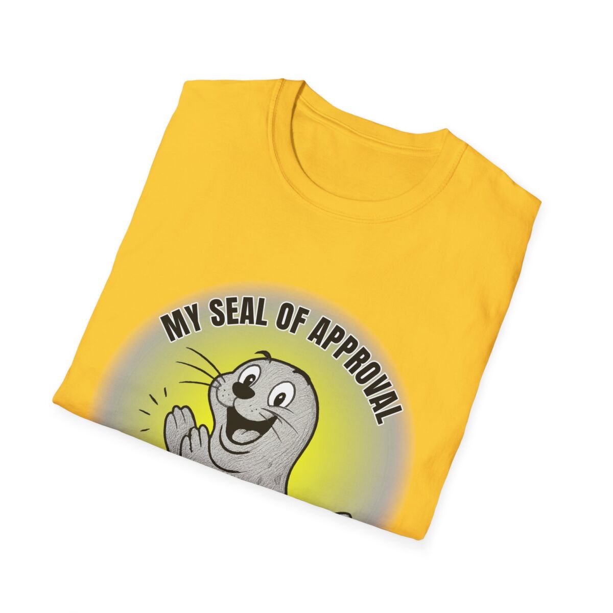 Funny Seal of Approval T-Shirt, Unisex Softstyle Tee, Gift for Animal Lovers, Cute Seal Shirt, Casual Wear T-Shirt - Image 20