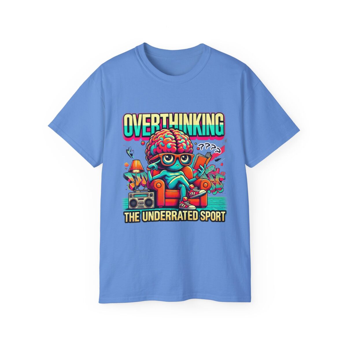 Women Overthinking Humor Tee, Casual Unisex Cotton Shirt for Creative Minds, Gift for Friends, Relaxed Style, Funny Graphic Tee - Image 33