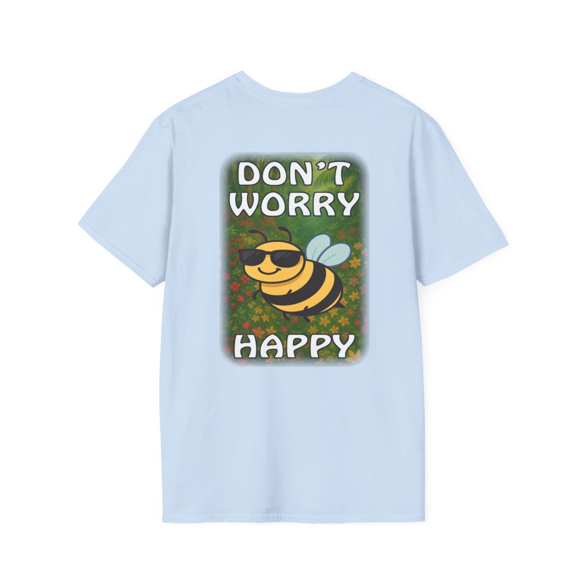 'Dont Worry Bee Happy' T-Shirt | Cute Bee Pun Tee | Positive Vibes Graphic Shirt | Bee Kind Nature Lover Gift - Image 34