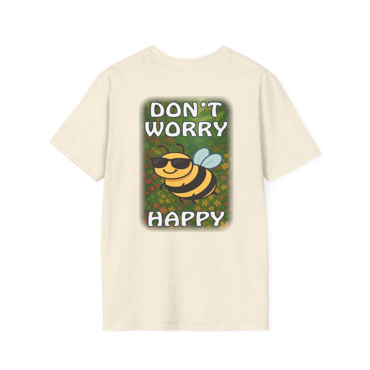 'Dont Worry Bee Happy' T-Shirt | Cute Bee Pun Tee | Positive Vibes Graphic Shirt | Bee Kind Nature Lover Gift - Image 22
