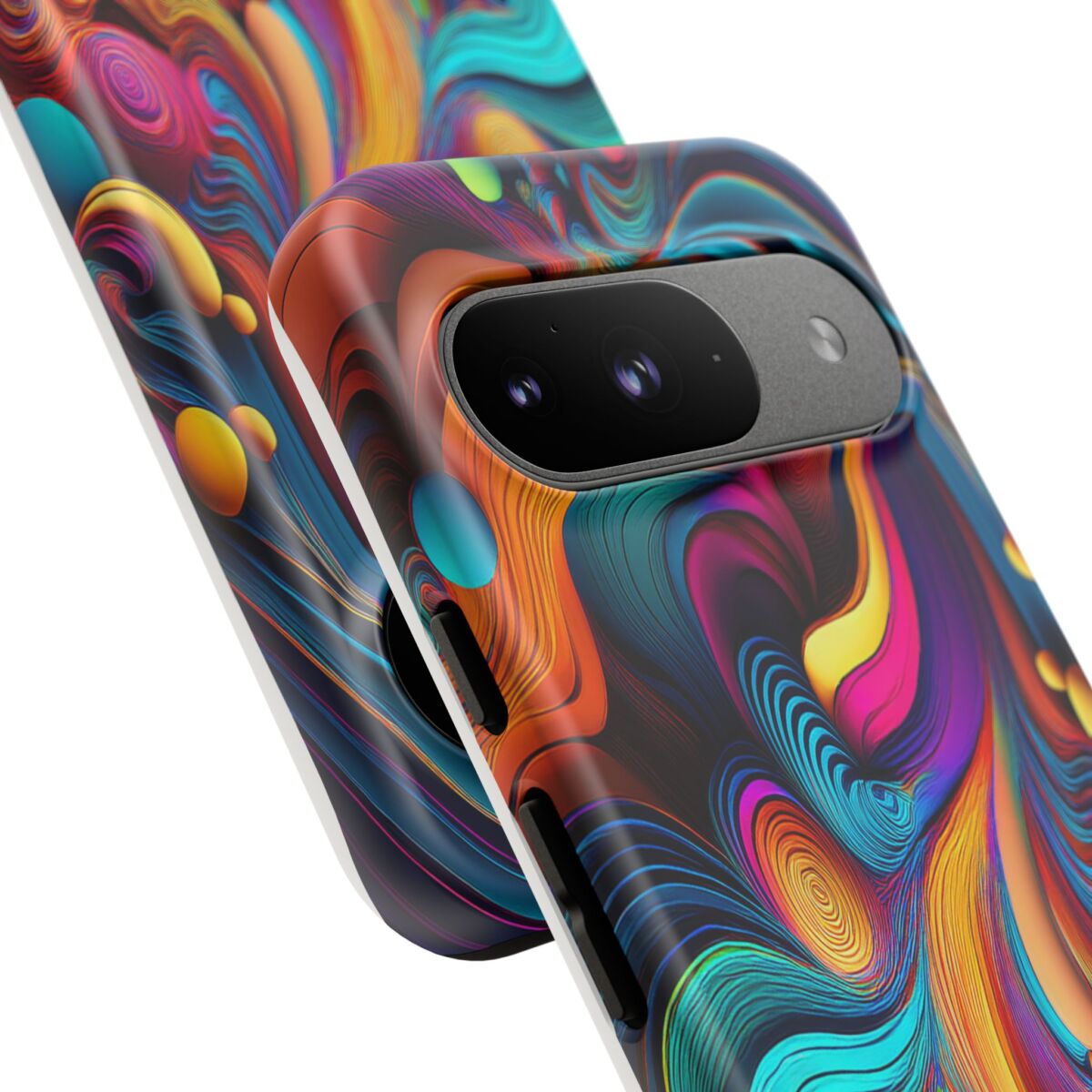 Psychedelic, Vibrant Artsy Phone Case, Colorful Protective over, iPhone, Galaxy, Google - Image 175
