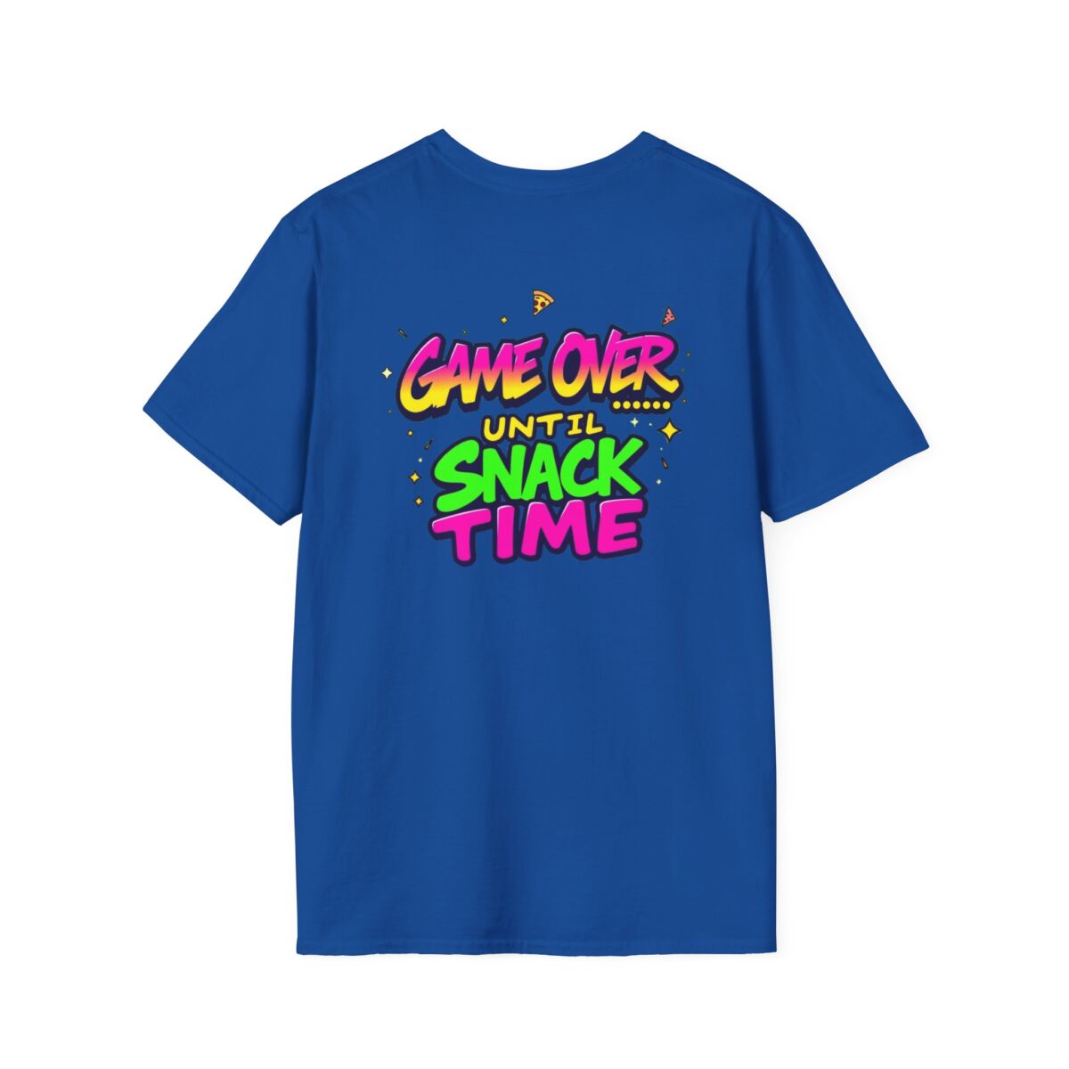 'Game Over Until Snack Time' T-Shirt | Funny Gamer Snack Tee | Video Game Humor Shirt | Gaming Food Lover Gift - Image 34